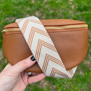 Bag Strap - Tan Arrow